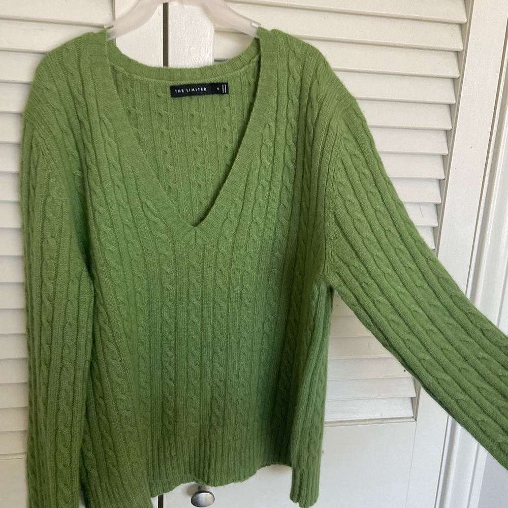 Size medium V-neck sweater from The Limited.